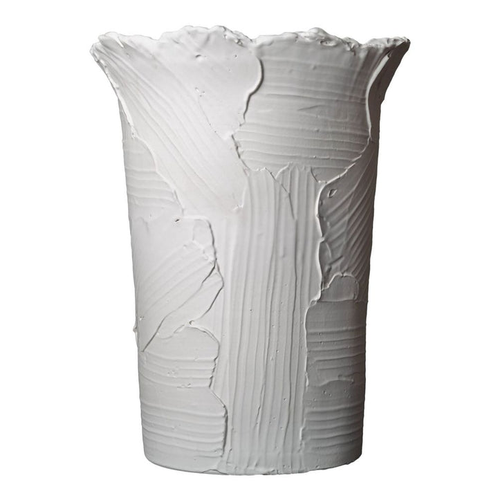 Vases Textured Vase, Large, Matte White