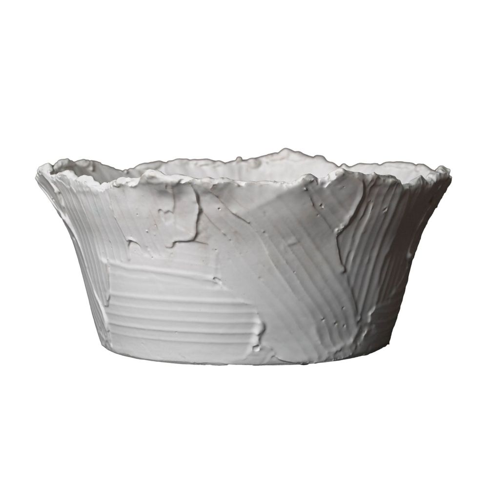Bowls Textured Bowl, Matte White