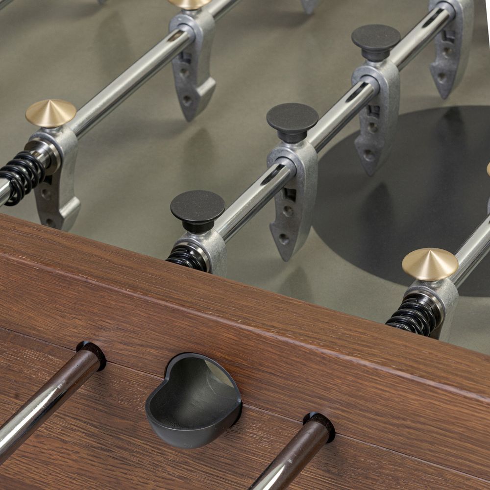District Eight Foosball Table - Smoked Oak