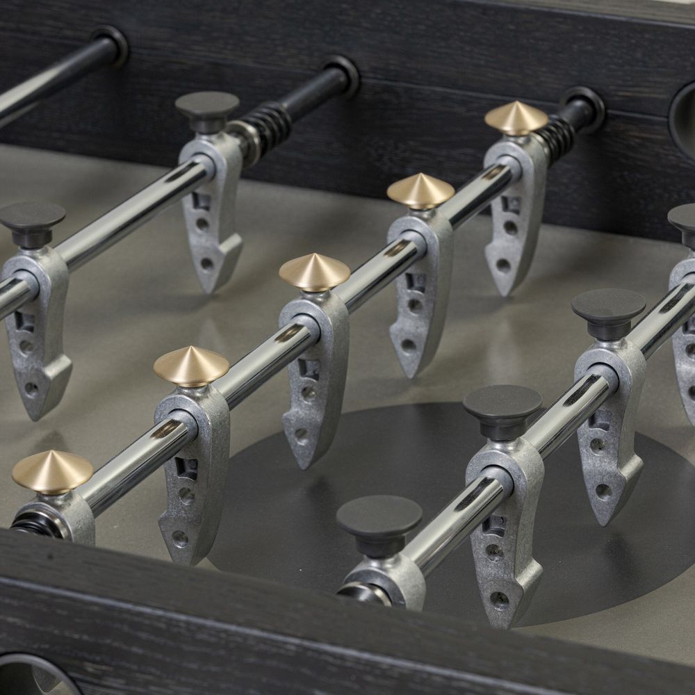 District Eight Foosball Table - Smoked Oak