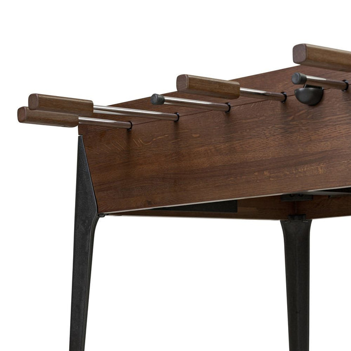 District Eight Foosball Table - Smoked Oak