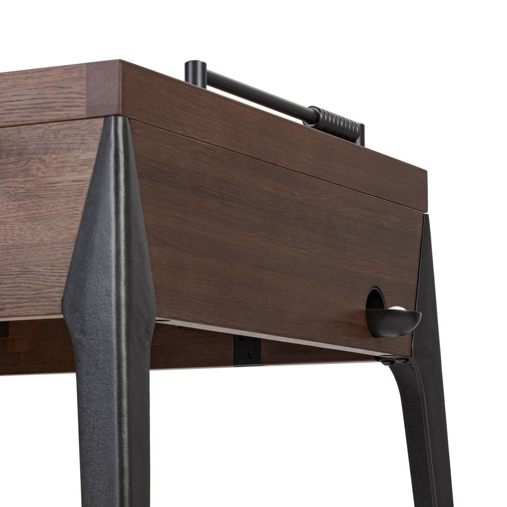 District Eight Foosball Table - Smoked Oak