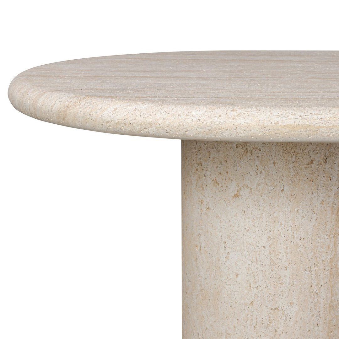 Poole Outdoor Dining Table 78" Oval - Textured Sand Concrete