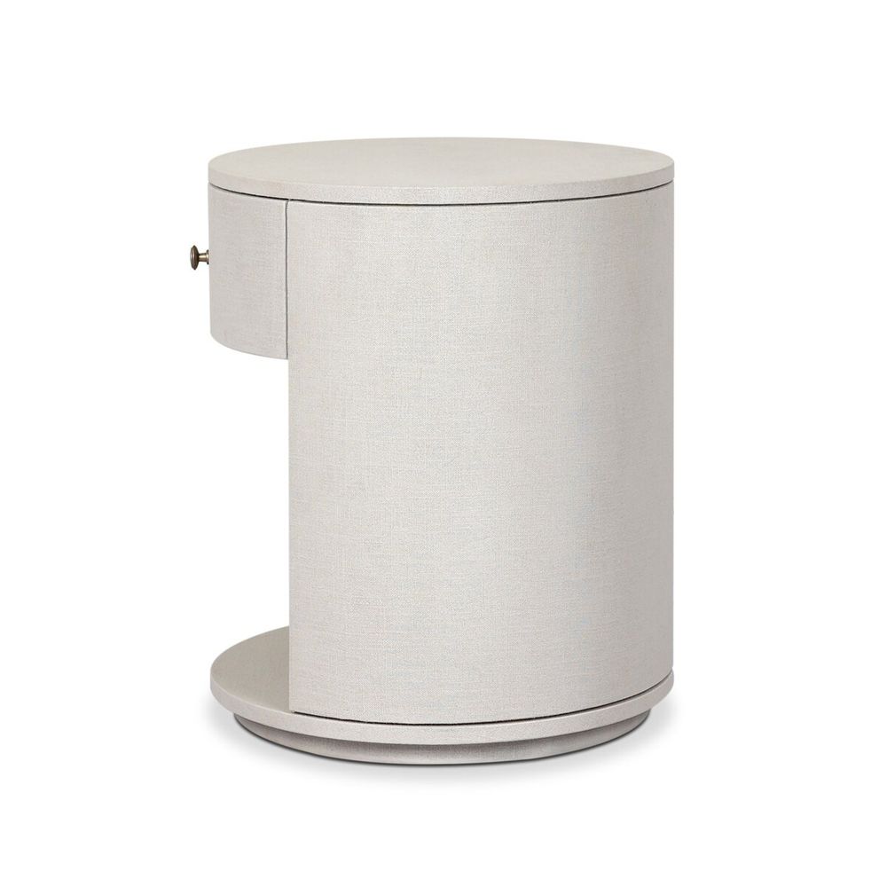 Amelia Oval One Drawer Nightstand