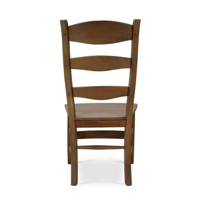 Peg & Dowel Ladder Back w/ Wood Seat-Bramble-BRAM-25652STW-Dining ChairsStraw Wash-3-France and Son