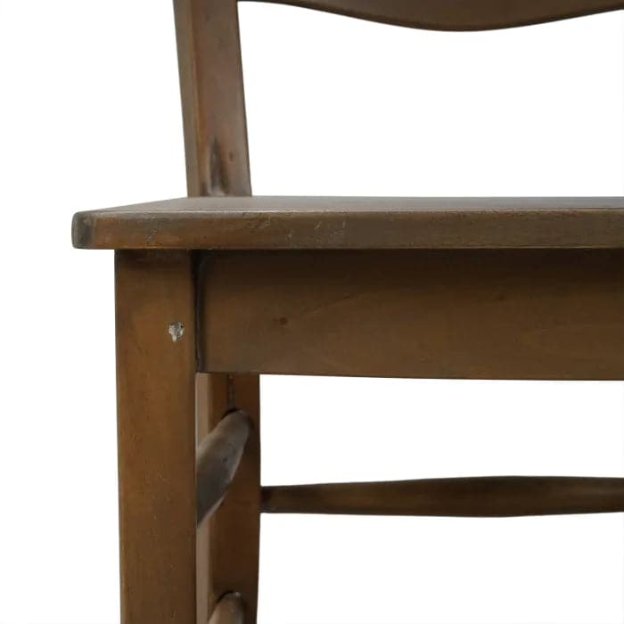 Peg & Dowel Ladder Back w/ Wood Seat-Bramble-BRAM-25652STW-Dining ChairsStraw Wash-5-France and Son