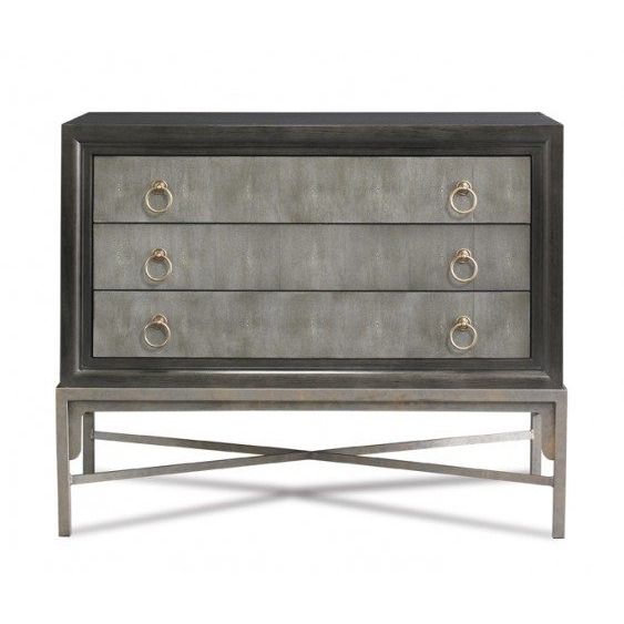 Cabinets & Curios Progressions Box on Stand - Faux Shagreen