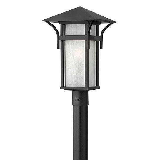 Outdoor Harbor Post Lantern-Hinkley Lighting-HINKLEY-2571SK-Outdoor Post LanternsSatin Black-Non LED-2-France and Son