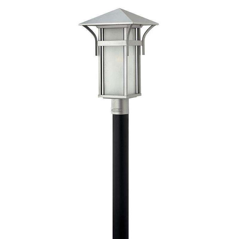 Outdoor Harbor Post Lantern-Hinkley Lighting-HINKLEY-2571TT-Outdoor Post LanternsTitanium-Non LED-3-France and Son