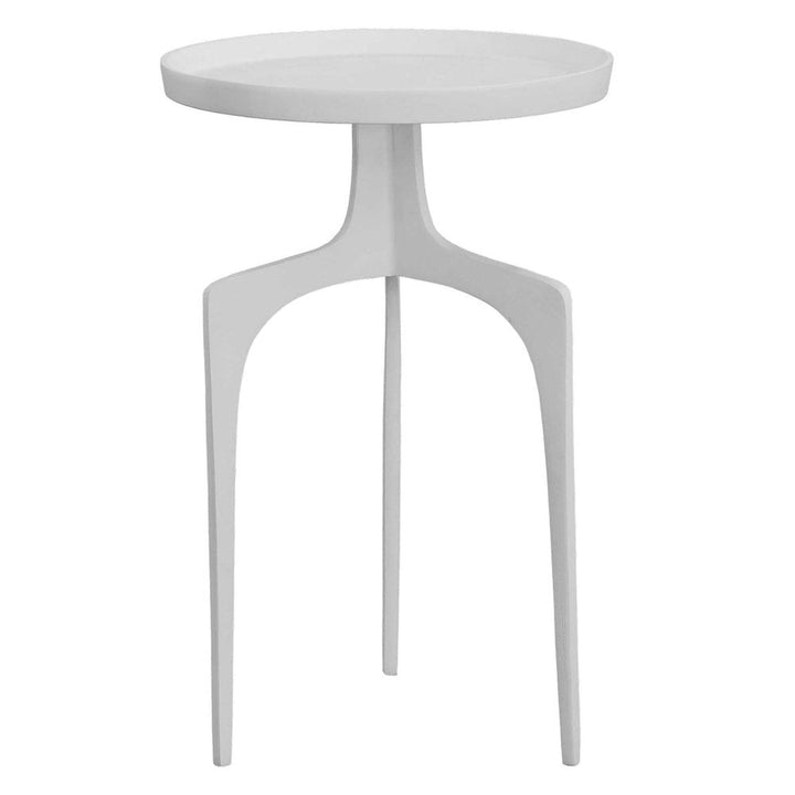 Kenna Accent Table-Uttermost-UTTM-25734-Side TablesMatte White-9-France and Son