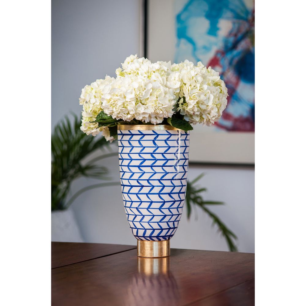 Vases Contempo Collection, Decorative Geometric Ceramic Vase