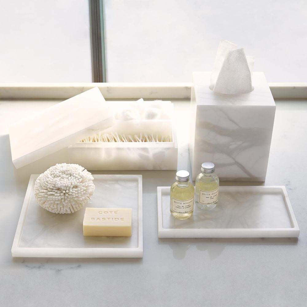 Alabaster Amenities Box