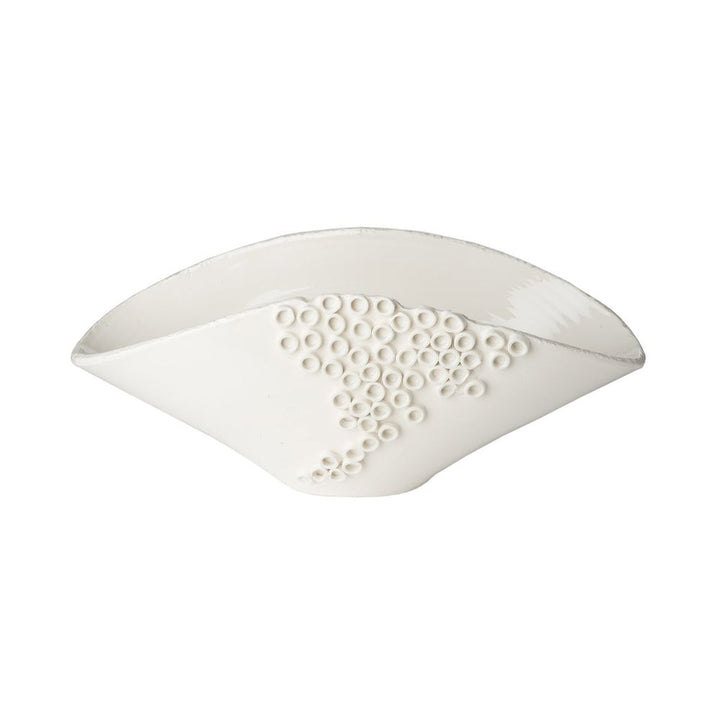 Decorative Objects Cerchio Oval Centerpiece, White