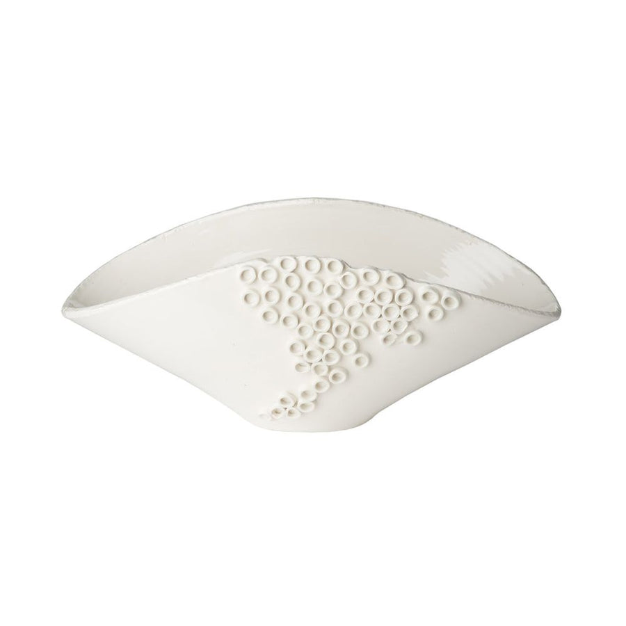 Decorative Objects Cerchio Oval Centerpiece, White