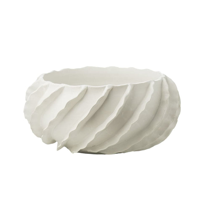 Santa Barbara Collections-ABIGAILS-ABIGAILS-260173-VasesBowl-Matte White-4-France and Son