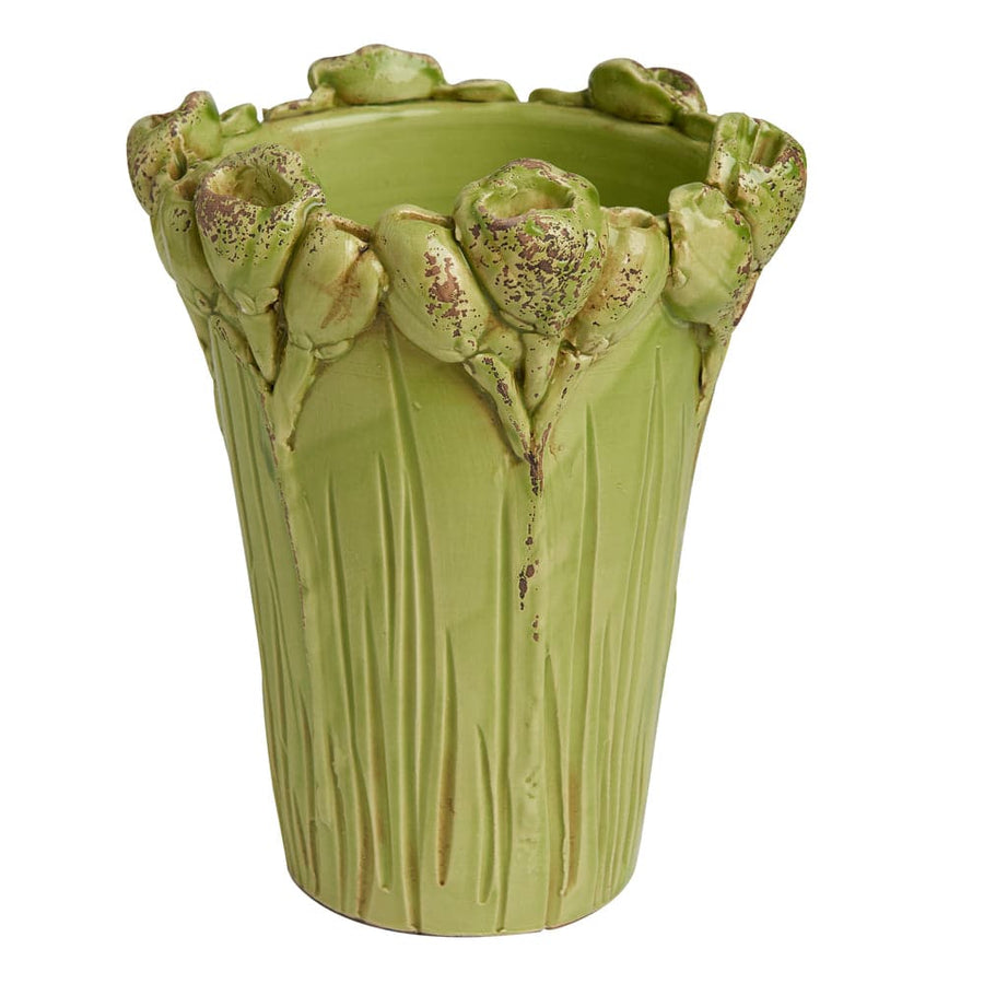 Les Fleur Green Vase, Flowers-ABIGAILS-ABIGAILS-260246-Vases-1-France and Son