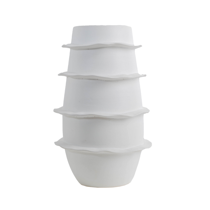 Vases Galaxy Spiral Tall Vase, Matte White