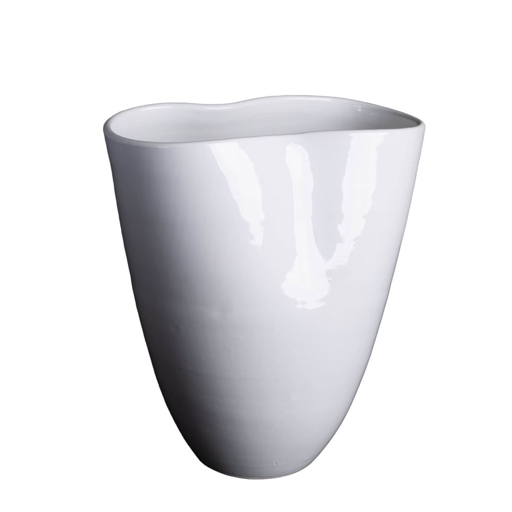 Vases Pinch Vase Large, White