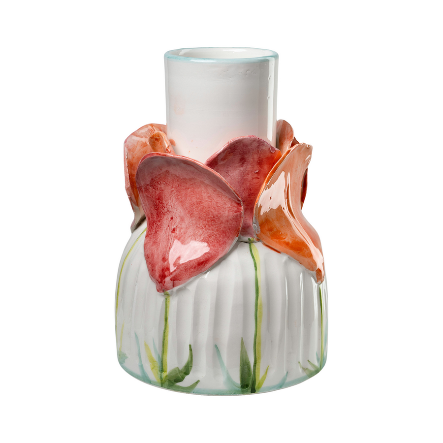 Vases Colorful Flower Vase with Vibrant Petals