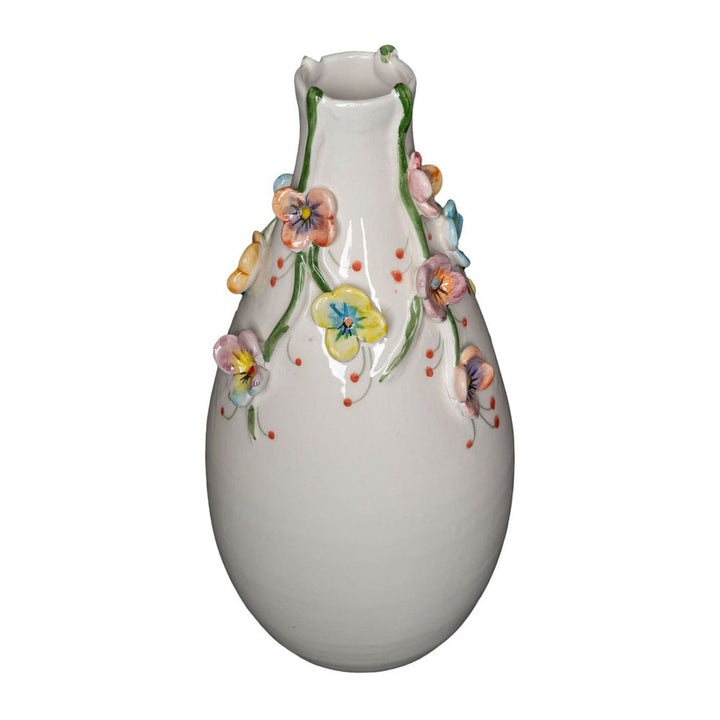 Vases Colorful Flower Vase with Multi-Colored Small Flowers
