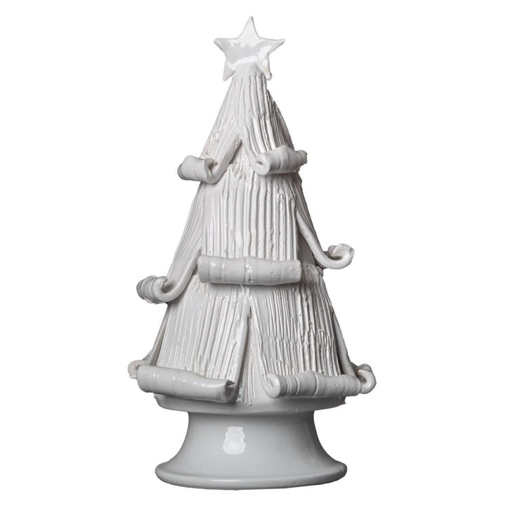Decorative Objects White Christmas Tree with Curled Branches, Large