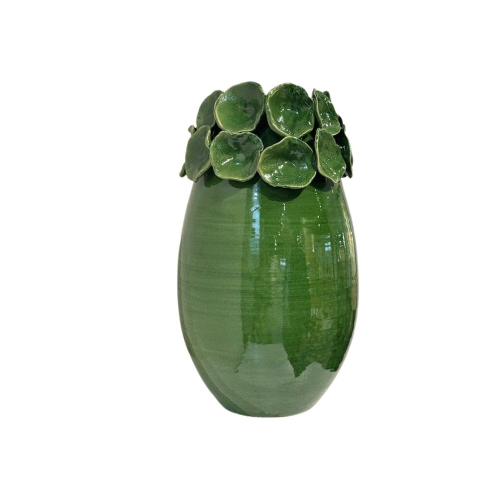 Vases Vase with Petals, Green