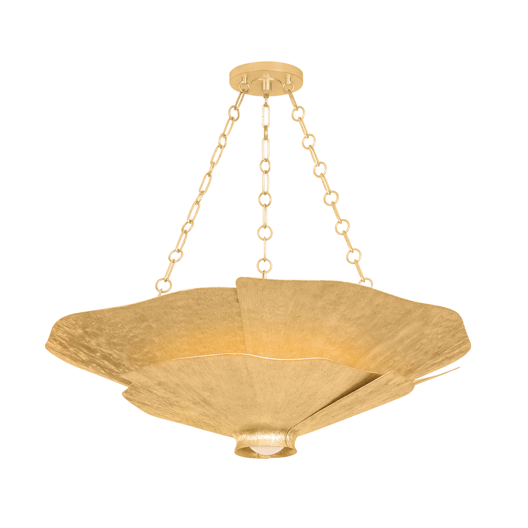 Spring Valley Chandelier - Vintage Gold Leaf