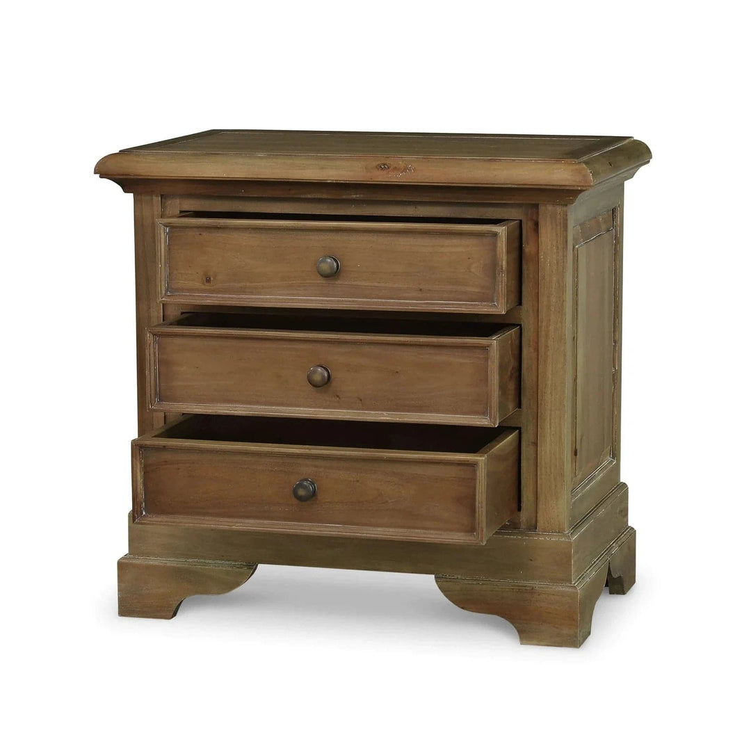 Huntley 3 Drawer Nightstand-Bramble-BRAM-26145STW-Nightstands-3-France and Son