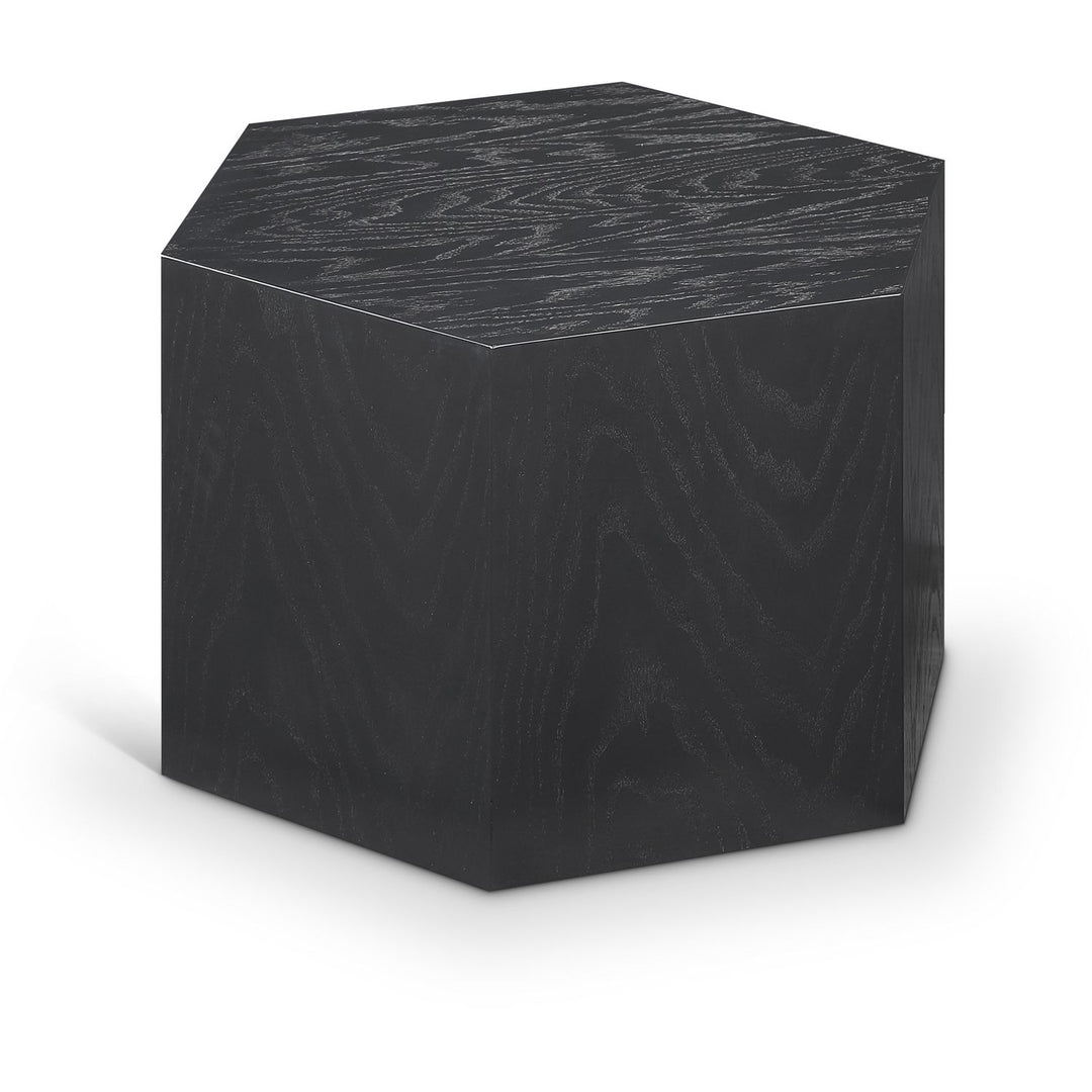 Eternal Oak Wood Coffee Table — Black