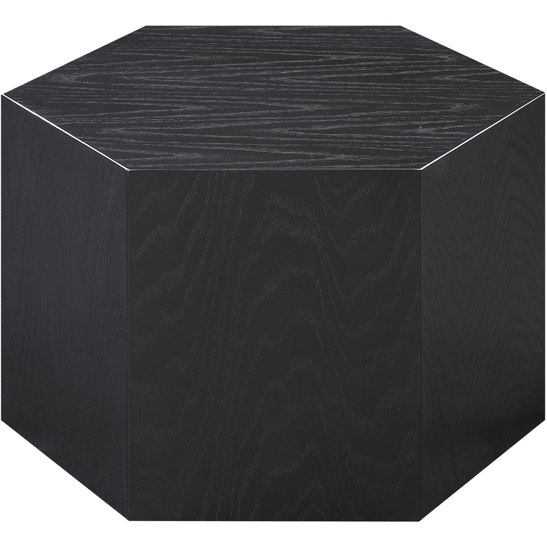 Eternal Oak Wood Coffee Table — Black