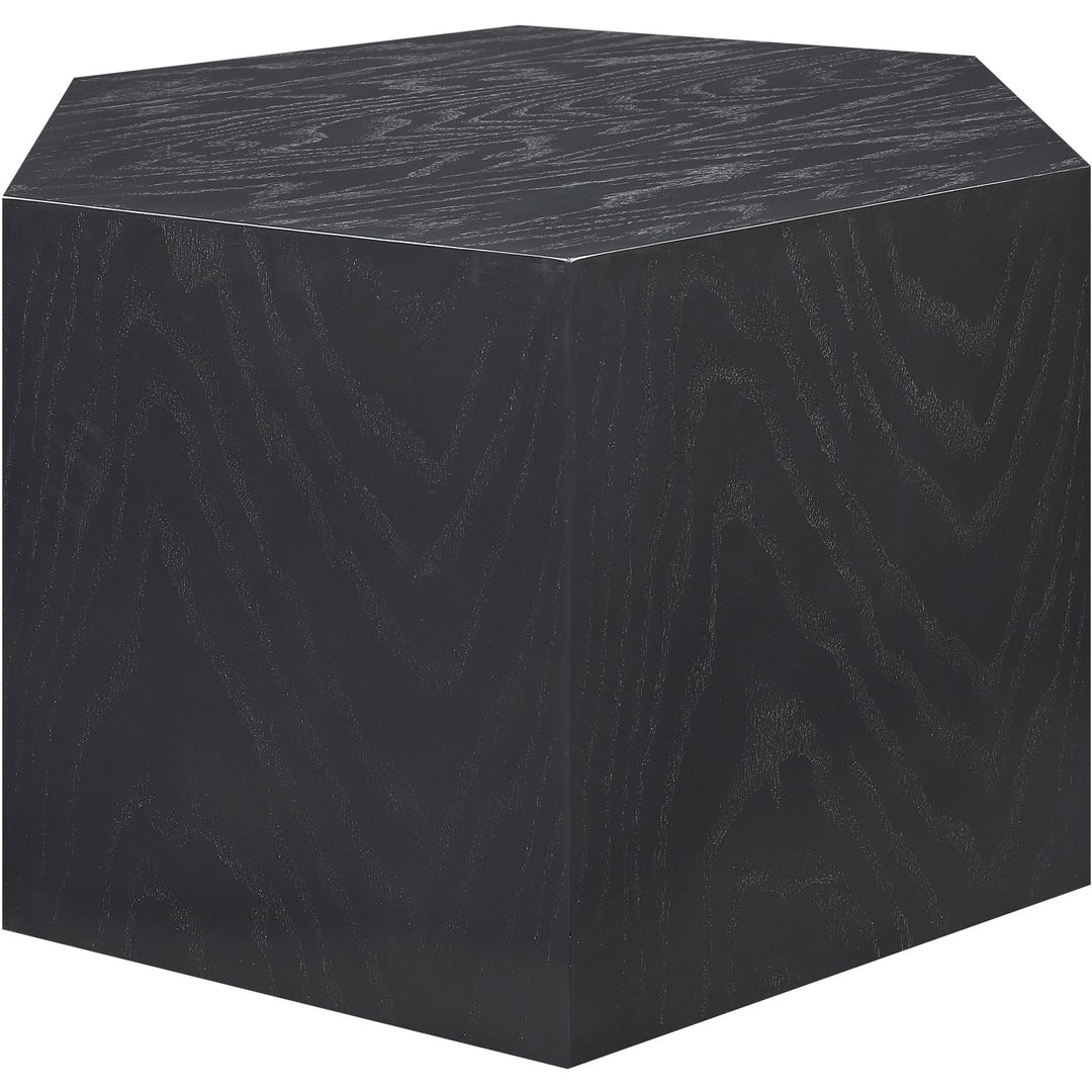 Eternal Oak Wood Coffee Table — Black