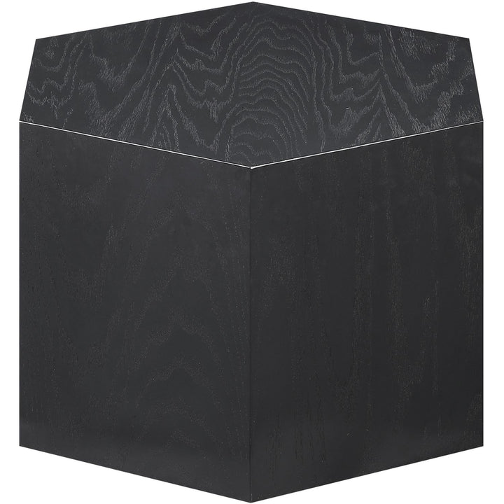 Eternal Oak Wood Coffee Table — Black