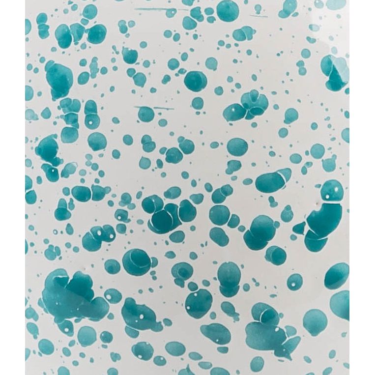 Salad Plates Taverna Speckled Oval Platter, Turquoise/White