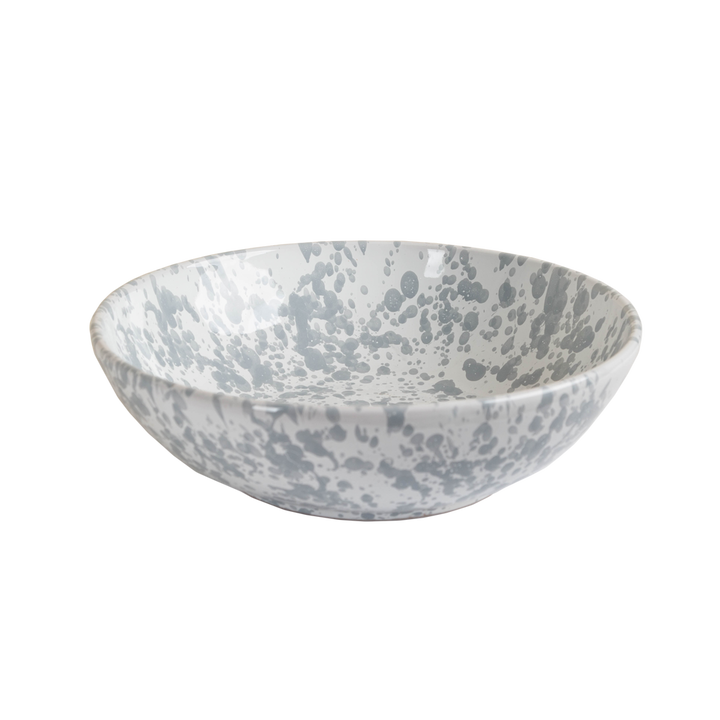 Taverna Speckled Serving Bowl-ABIGAILS-ABIGAILS-264050-Decorative ObjectsGray/White-3-France and Son