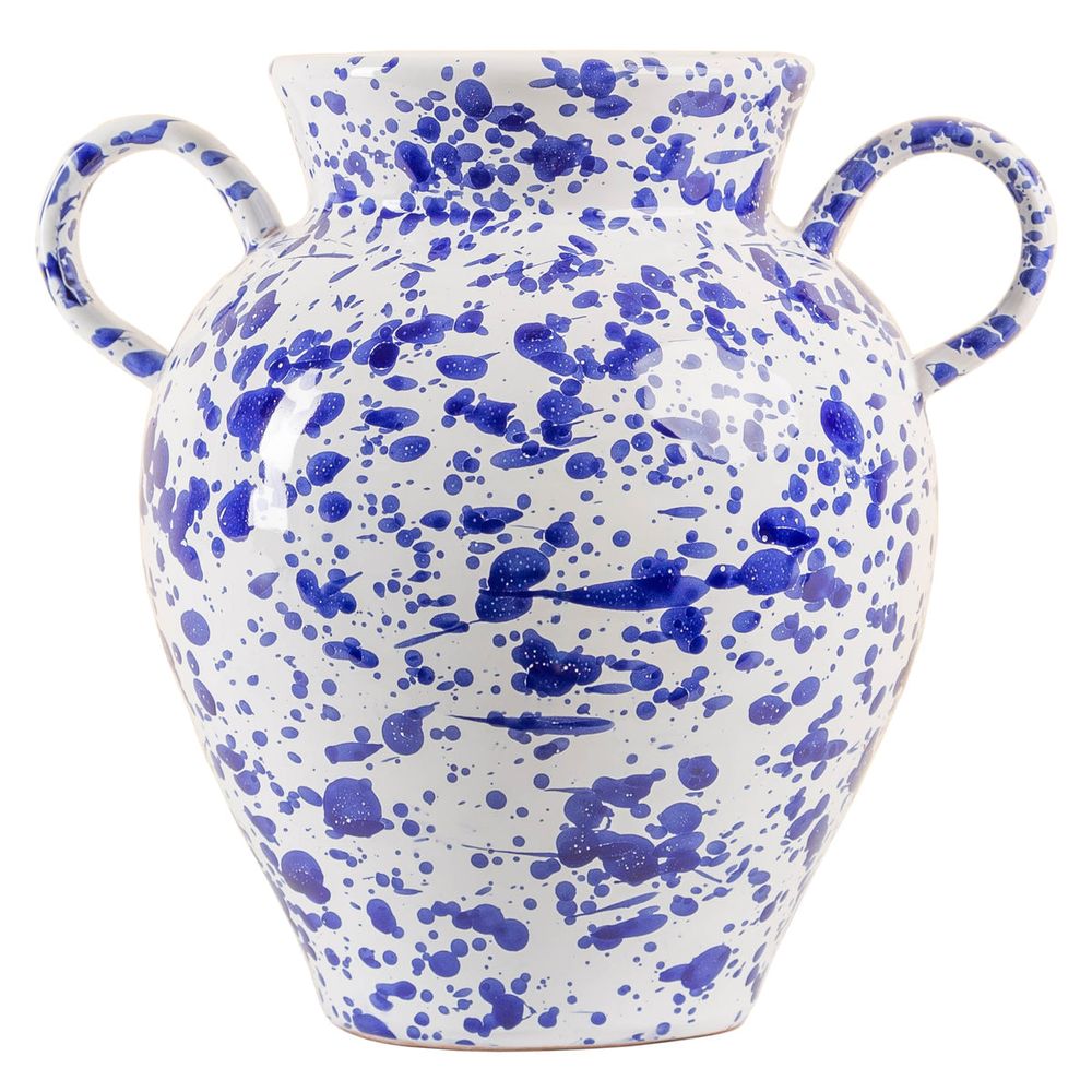 Jars Taverna Speckled Two Handled Jug, Cobalt/White