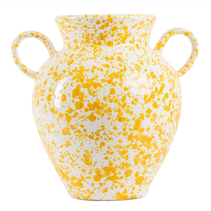 Jars Taverna Speckled Two Handled Jug, Yellow/White