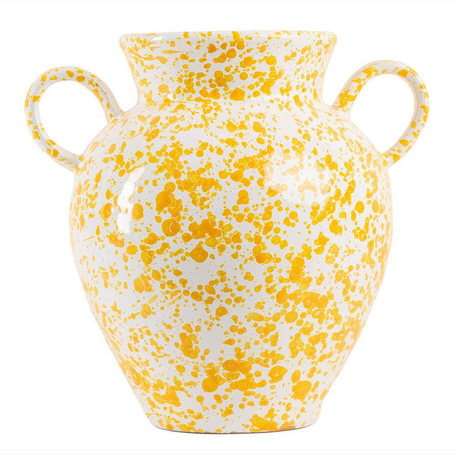 Jars Taverna Speckled Two Handled Jug, Yellow/White