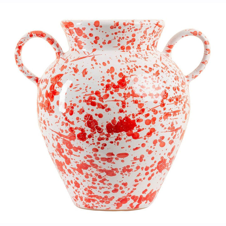 Jars Taverna Speckled Two Handled Jug, Red/White