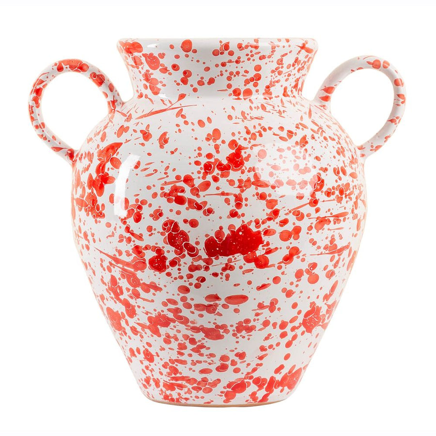 Jars Taverna Speckled Two Handled Jug, Red/White