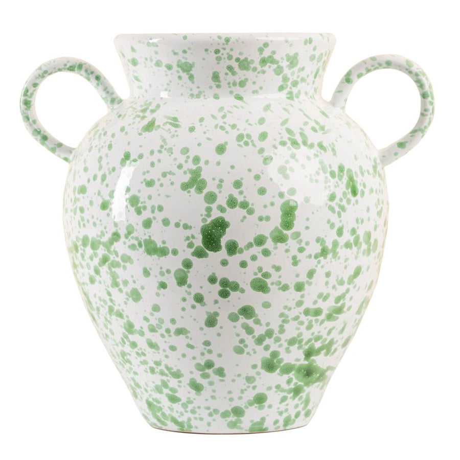 Jars Taverna Speckled Two Handled Jug, Green/White