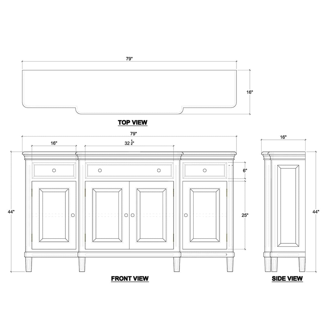 Hayward Buffet-Bramble-BRAM-26498GCH-Sideboards & Credenzas-4-France and Son