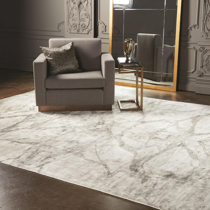 Mirror Match Marble Rug-Neutrals-5 x 8