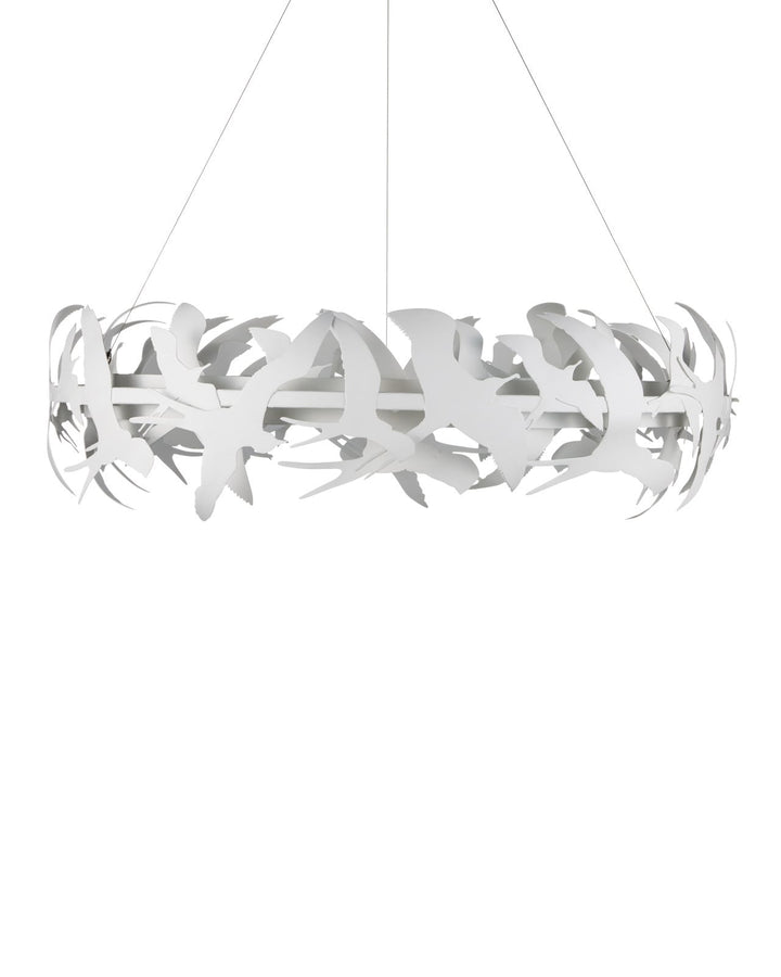 Chandeliers Tijereta White Chandelier