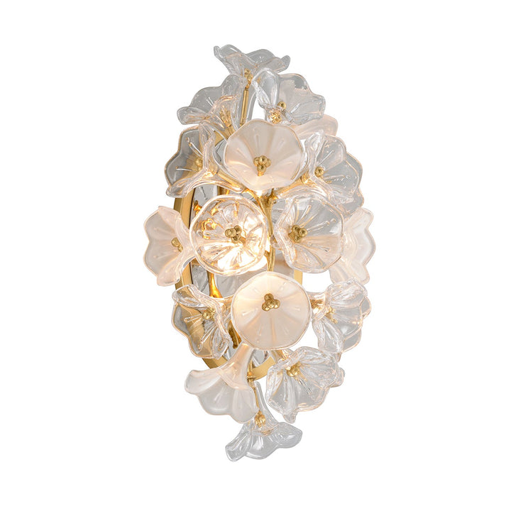 Jasmine Wall Sconce - Gold Leaf