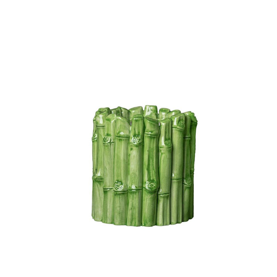 Vases Bamboo All Around Vase, Small, Green