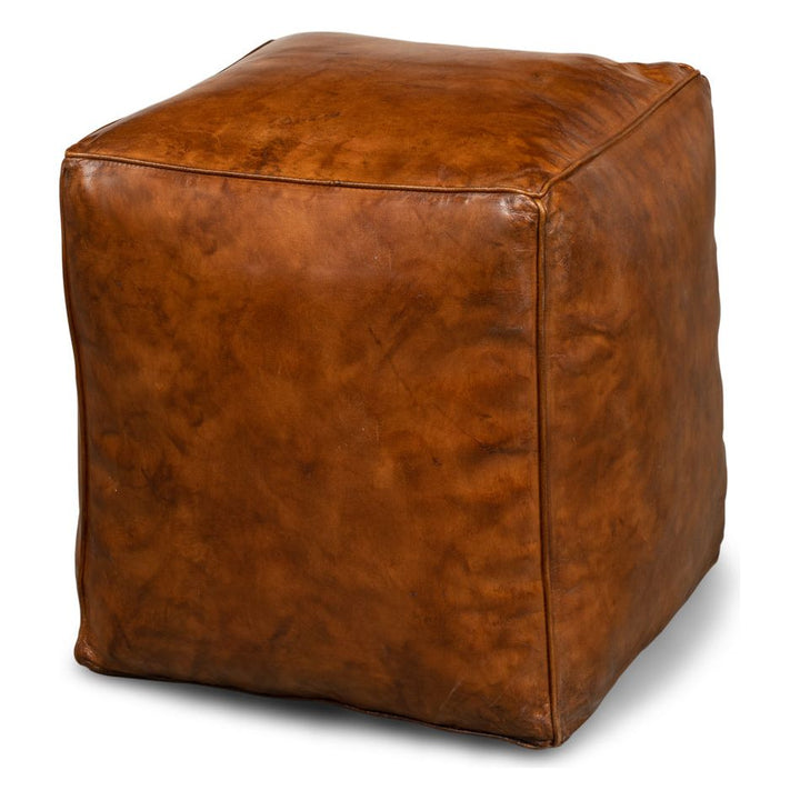 Sunday Afternoon Leather Cube