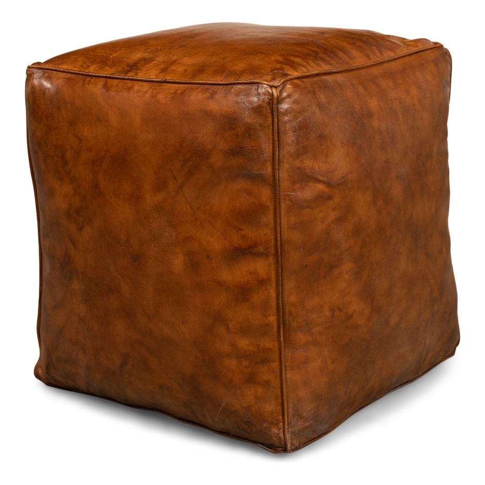 Sunday Afternoon Leather Cube