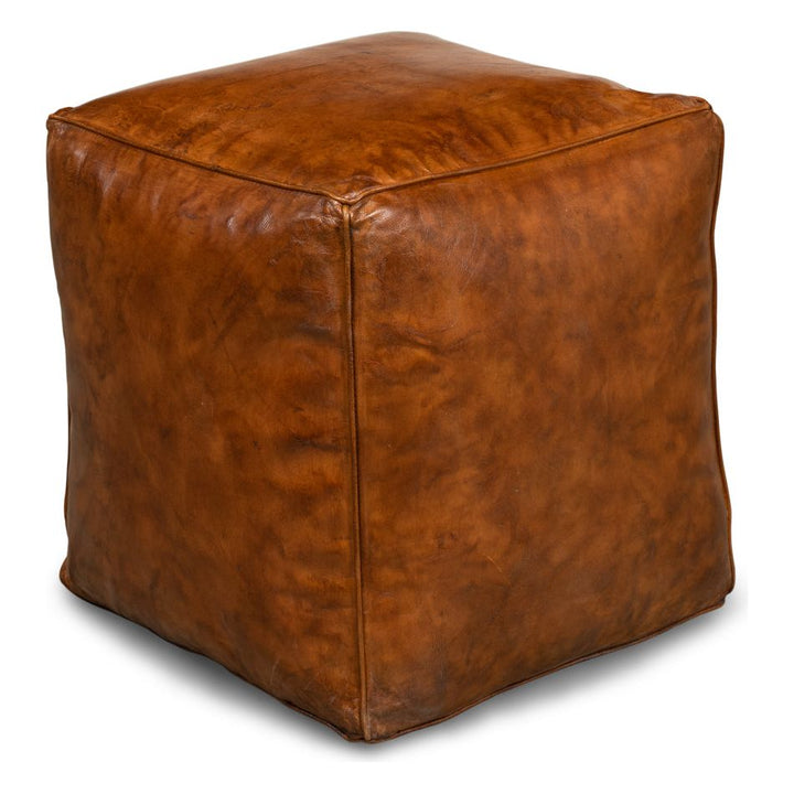 Sunday Afternoon Leather Cube