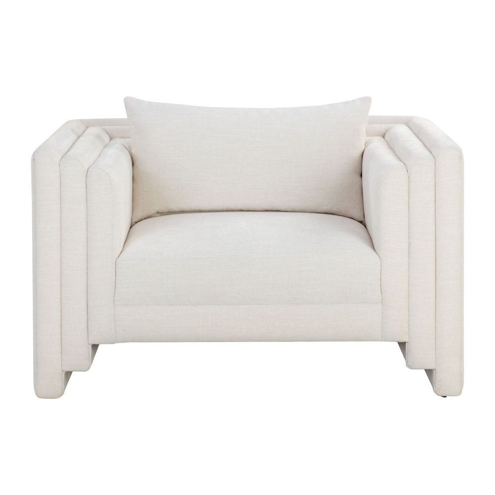 Lounge Chairs Kira Armchair - Heather Ivory Tweed