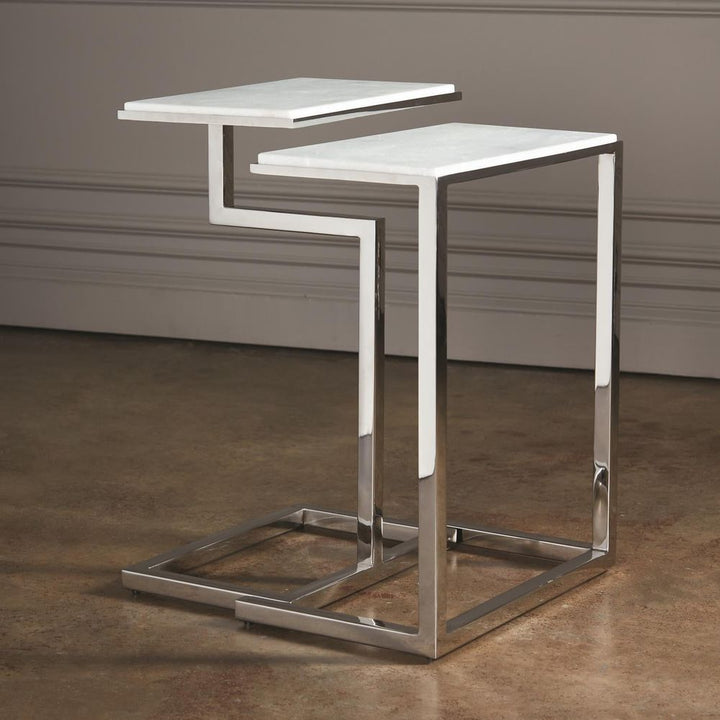 Side Tables S/2 C-Nesting Tables-Nickel
